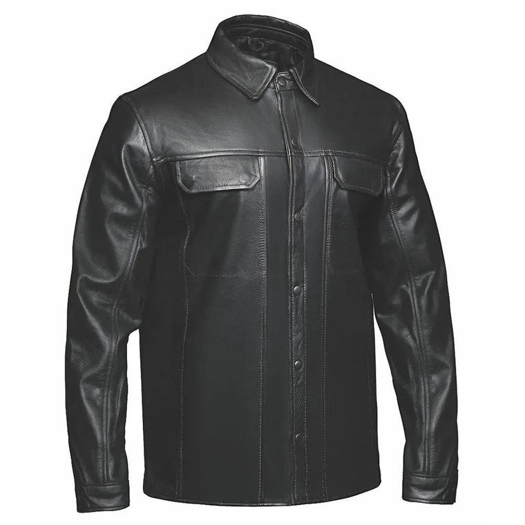 Men's Premium Leather Shirt