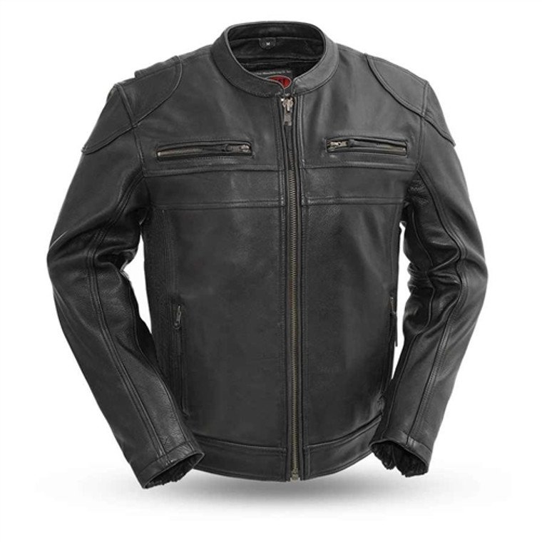 Nemesis Leather Scooter Motorcycle Jacket