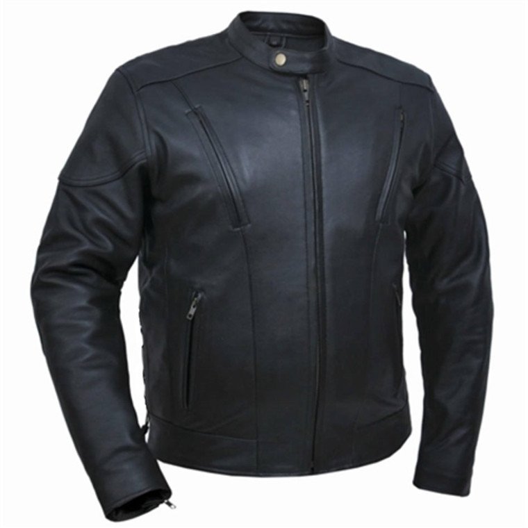 Premium Leather Men's Motorcycle Jacket