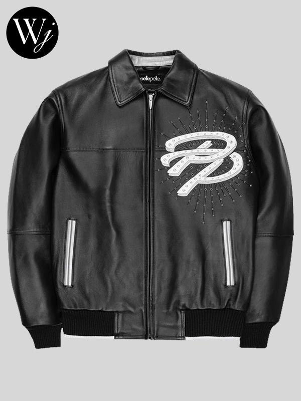 PREMIUM COWHIDE LEATHER PELLE PELLE BLACK JACKET