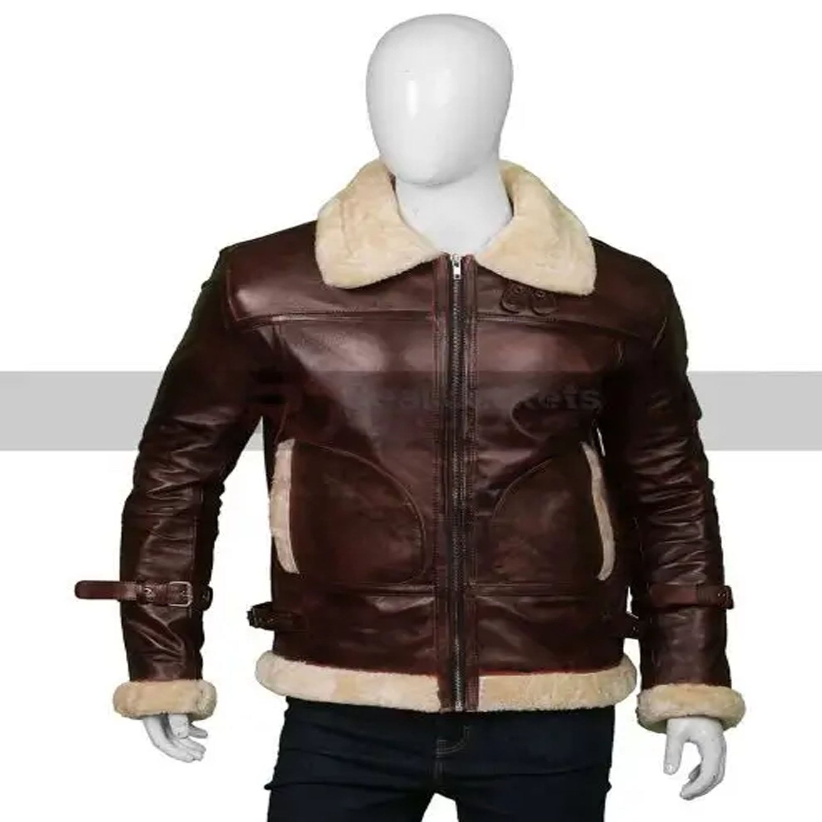 MEN'S RAF B3 AVIATOR SHEARLING JACKET