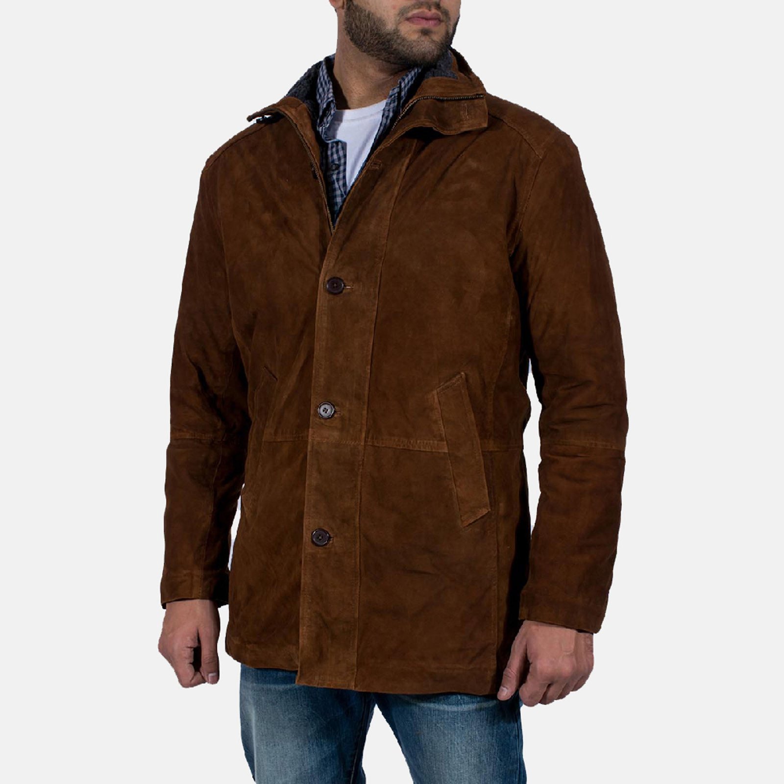 SHERIFF BROWN SUEDE JACKET